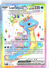 Lapras ex Ultra Rare SV07: Stellar Crown 158/142 NM
